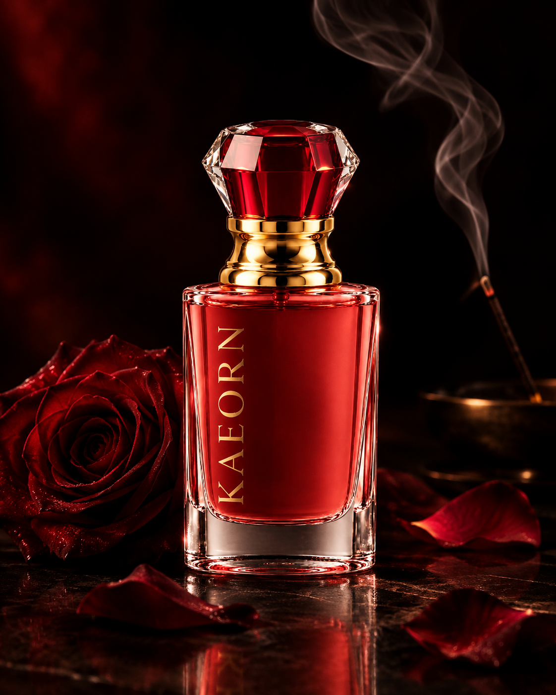 NOCTURNE — With dark rose and smoke